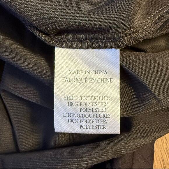 Helmut Lang Dress Asymmetrical Flowy Draped Scoop Neck Brown Women's Size 8 - Picture 4 of 7